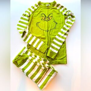 Like New Hanna Andersson organic cotton Grinch pj set sz160 US14